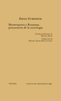 Imagen de portada del libro Montesquieu y Rousseau, precursores de la sociología