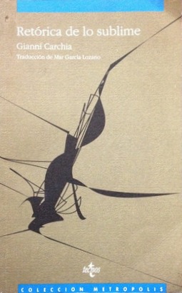 Imagen de portada del libro Retórica de lo sublime
