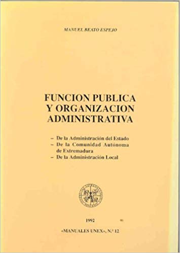 Imagen de portada del libro Función pública y organización administrativa