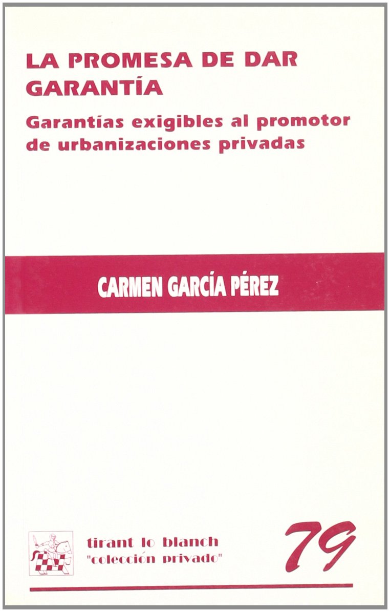 Imagen de portada del libro La promesa de dar garantía