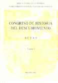 Imagen de portada del libro Congreso de Historia del Descubrimiento. 1492-1556
