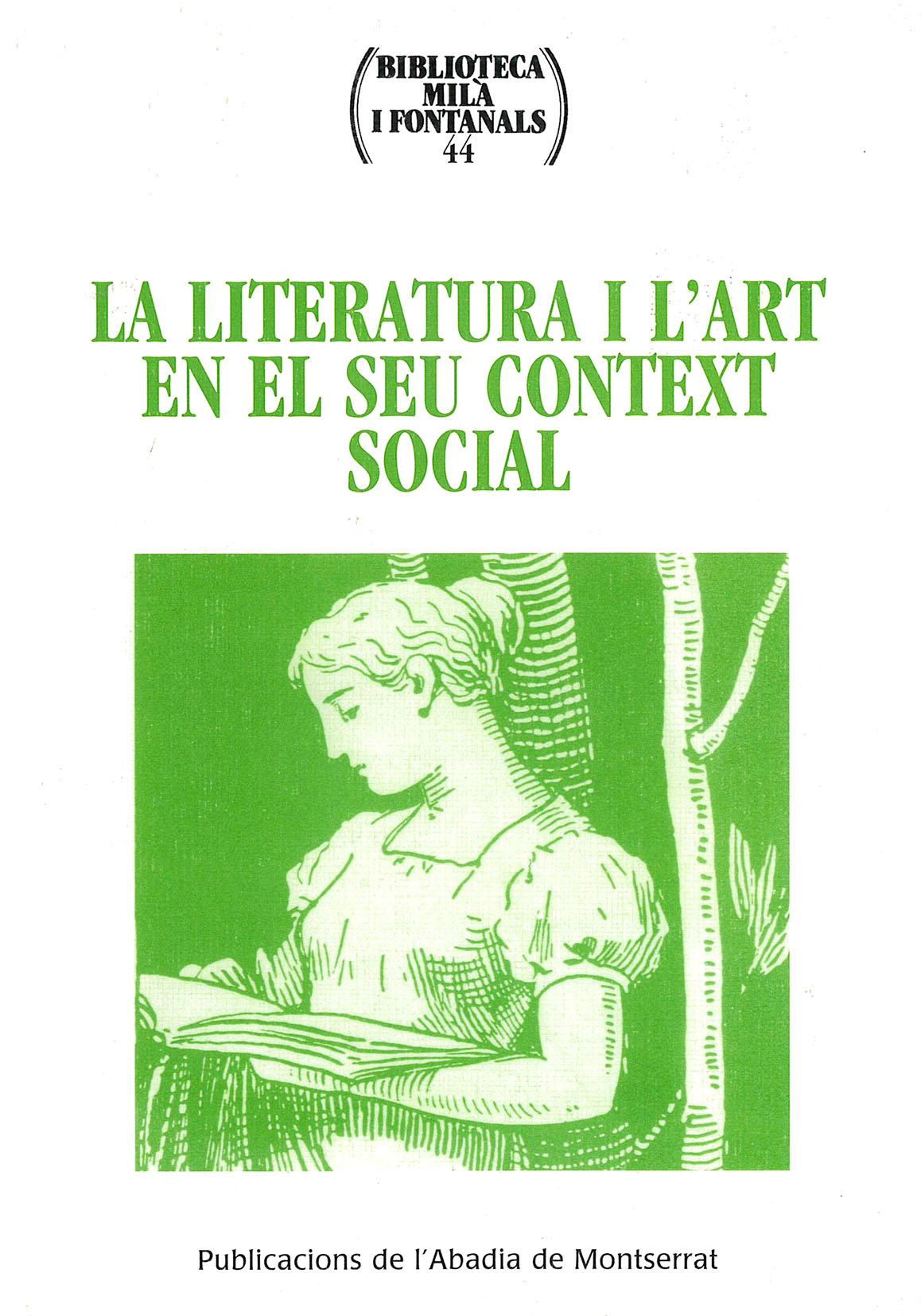 Imagen de portada del libro La Literatura i l'art en el seu context social