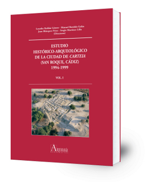 Imagen de portada del libro Estudio histórico-arqueológico de la ciudad de Carteia (San Roque, Cádiz). 1994-1999