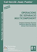 Imagen de portada del libro Operacions de separació multicomponent