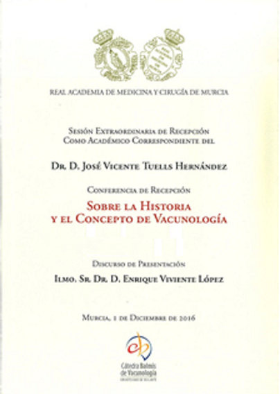 Imagen de portada del libro Sobre la historia y el concepto de vacunología