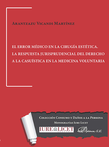 Imagen de portada del libro El error médico en la cirugía estética