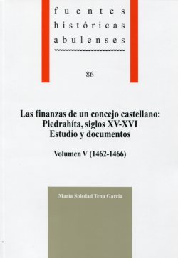 Imagen de portada del libro Las finanzas de un concejo castellano, Piedrahíta, siglos XV-XVI