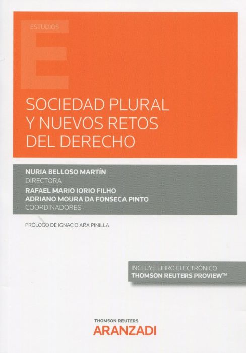 Imagen de portada del libro Sociedad plural y nuevos retos del derecho