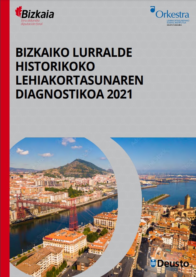 Imagen de portada del libro Bizkaiko Lurralde Historikoko Lehiakortasunaren Diagnostikoa 2021