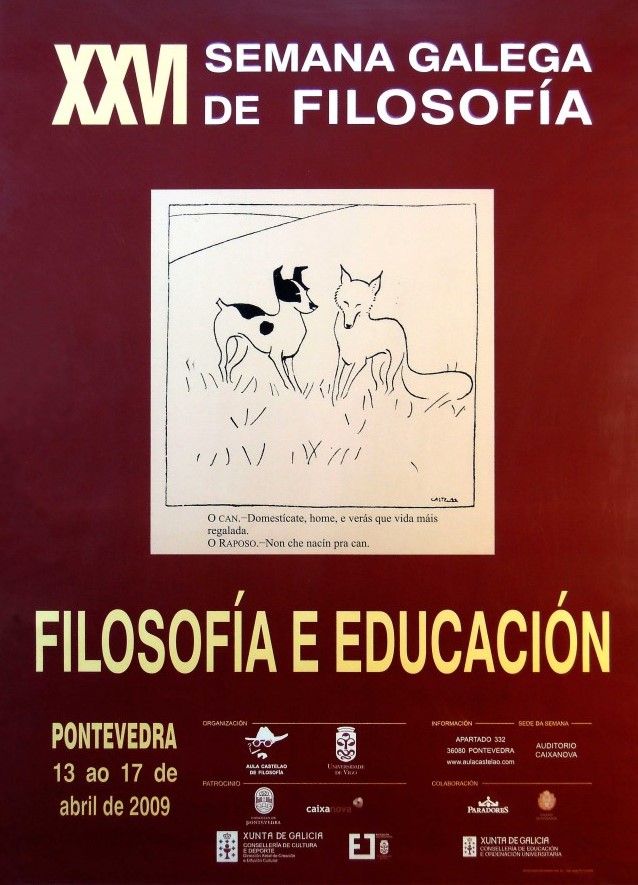 Imagen de portada del libro Filosofía e educación
