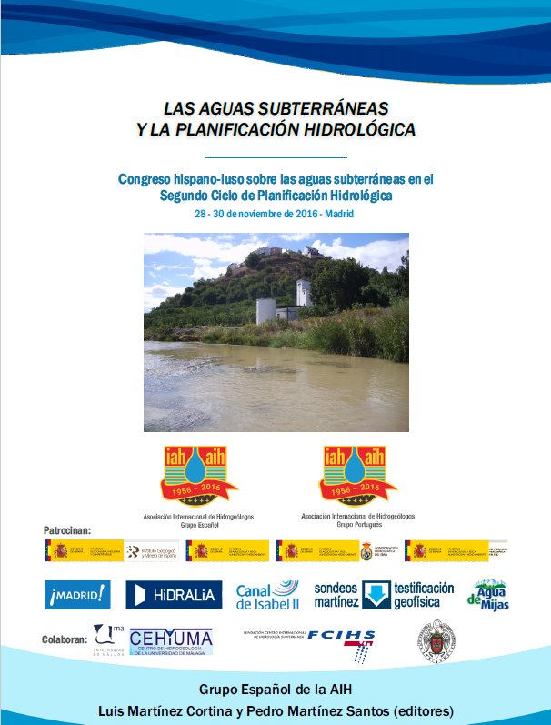 Imagen de portada del libro Las aguas subterráneas y la planificación hidrológica