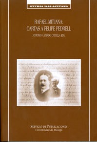 Imagen de portada del libro Rafael Mitjana: cartas a Felipe Pedrell