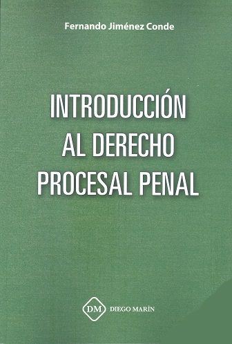 Imagen de portada del libro Introducción al derecho procesal penal