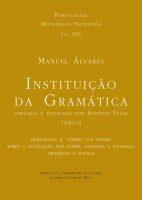 Imagen de portada del libro Instituição da Gramática ampliada e explicada por António Velez