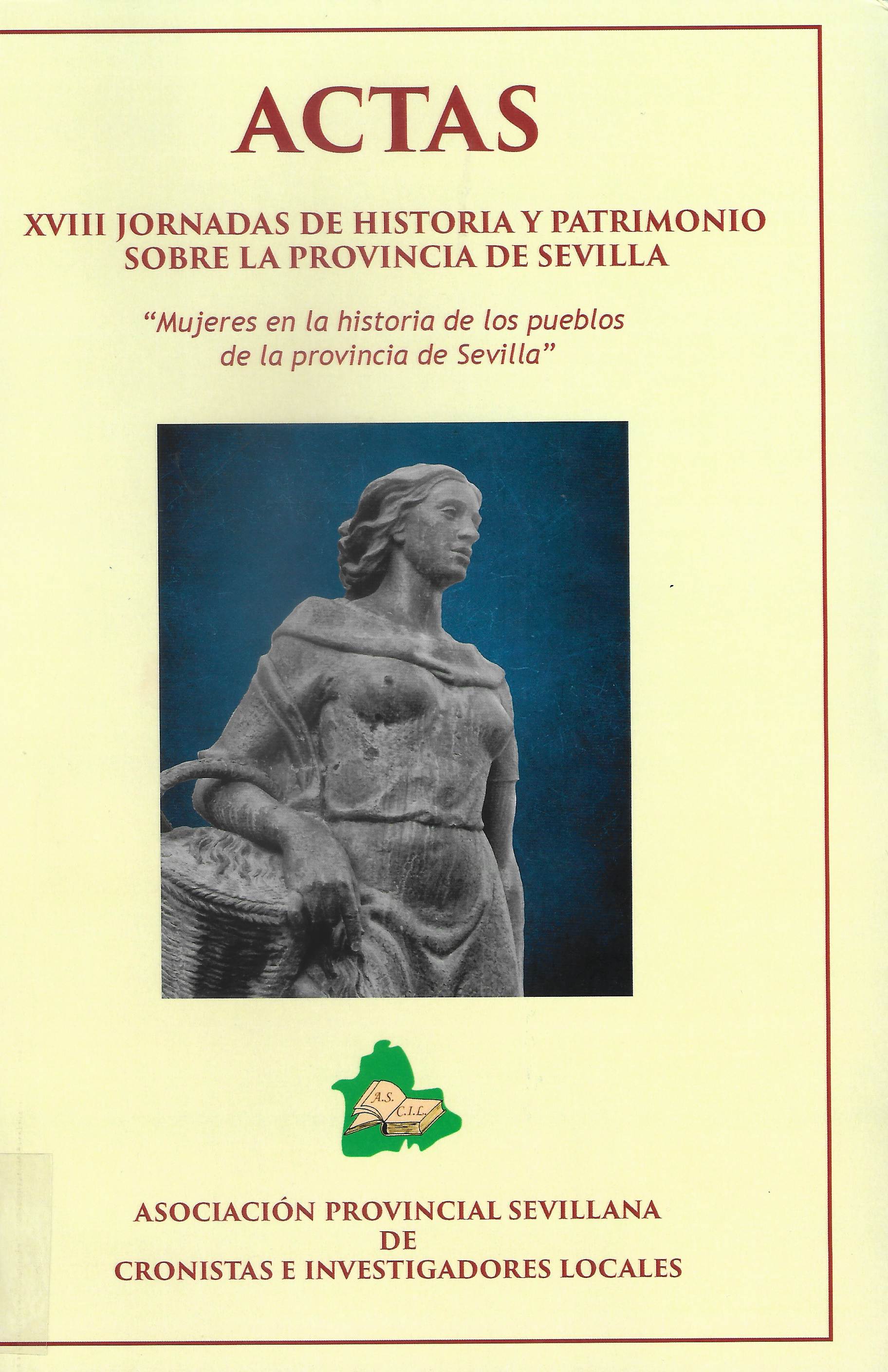 Imagen de portada del libro Mujeres en la historia de los pueblos de la provincia de Sevilla