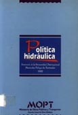 Imagen de portada del libro Seminario de Política hidraúlica : Universidad Internacional Menéndez Pelayo, Santander, 31 agosto al 4 septiembre 1992