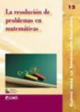 Imagen de portada del libro La resolución de problemas en matemáticas
