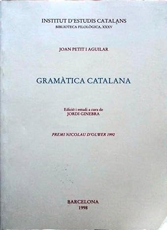 Imagen de portada del libro Gramàtica catalana