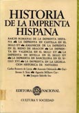 Imagen de portada del libro Historia de la imprenta hispana