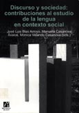Imagen de portada del libro Discurso y sociedad : contribuciones al estudio de la lengua en contexto social