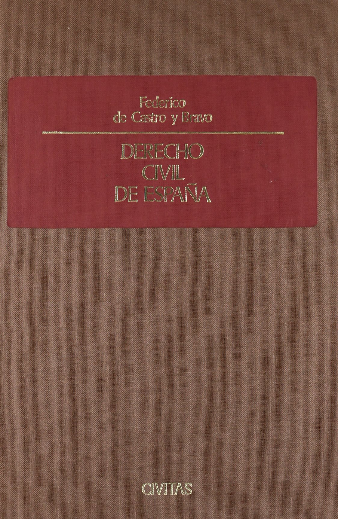 Imagen de portada del libro Derecho civil de España