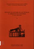 Imagen de portada del libro Estudios de historia de las técnicas, la arqueología industrial y las ciencias