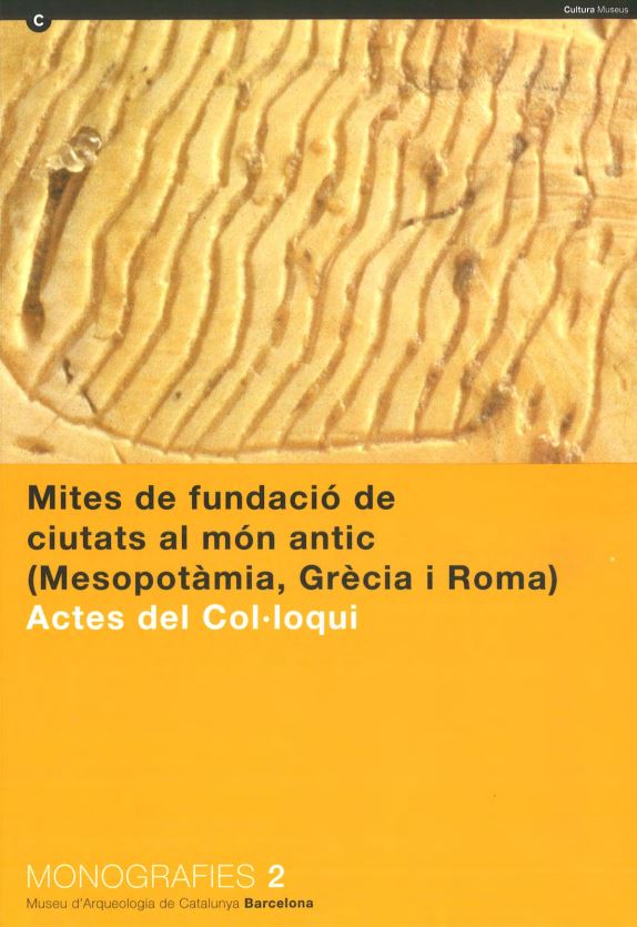 Imagen de portada del libro Mites de fundació de ciutats al món antic