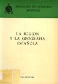 Imagen de portada del libro La región y la geografía española