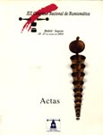 Imagen de portada del libro Actas XII Congreso Nacional de Numismática