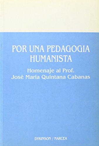 Imagen de portada del libro Por una pedagogía humanista