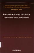 Imagen de portada del libro Responsabilidad histórica