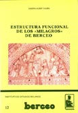 Imagen de portada del libro Estructura funcional de los "Milagros" de Berceo