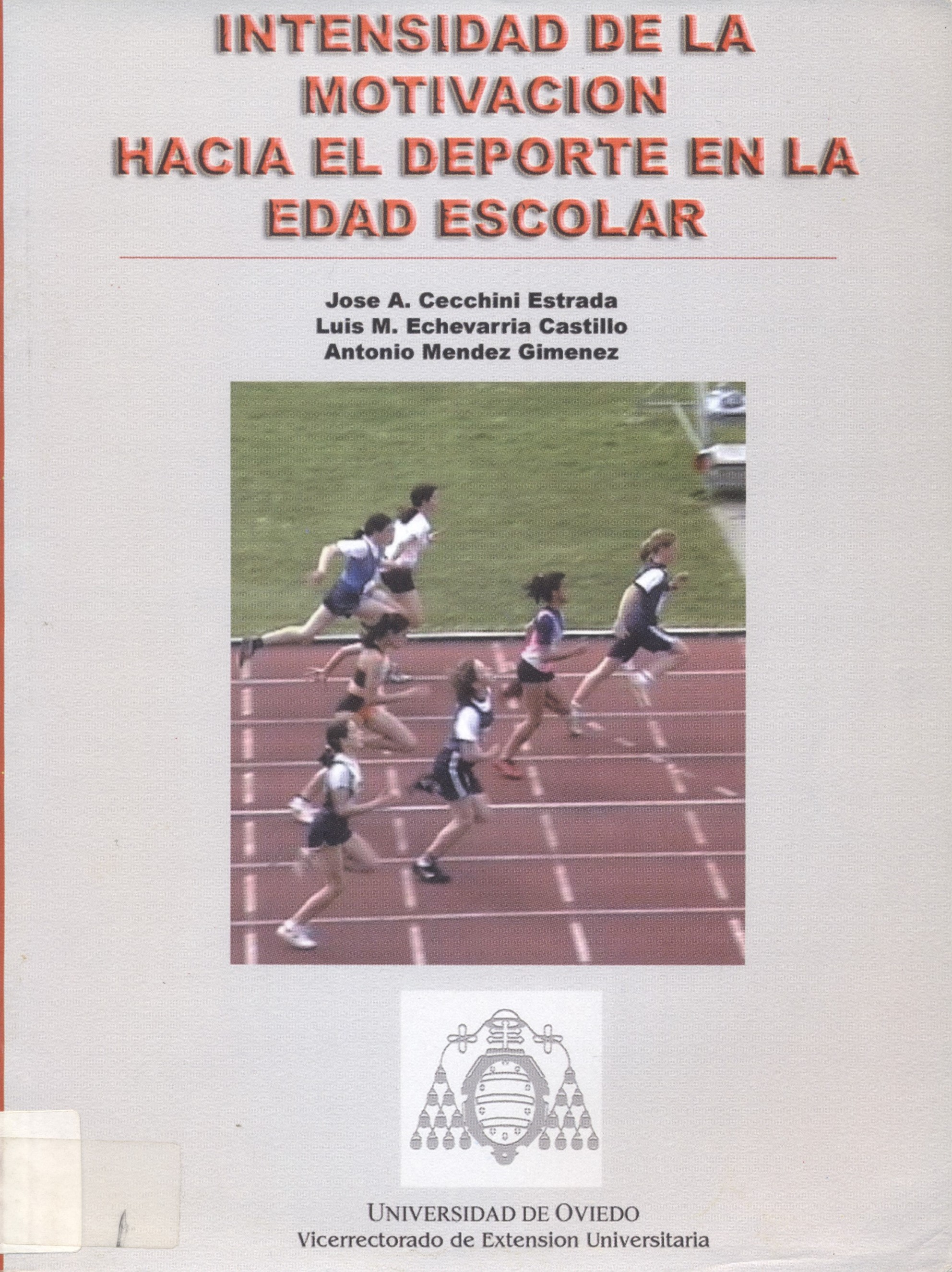 Imagen de portada del libro Intensidad de la motivación hacia el deporte en la edad escolar
