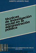 Imagen de portada del libro Técnicas de investigación social en la administración pública
