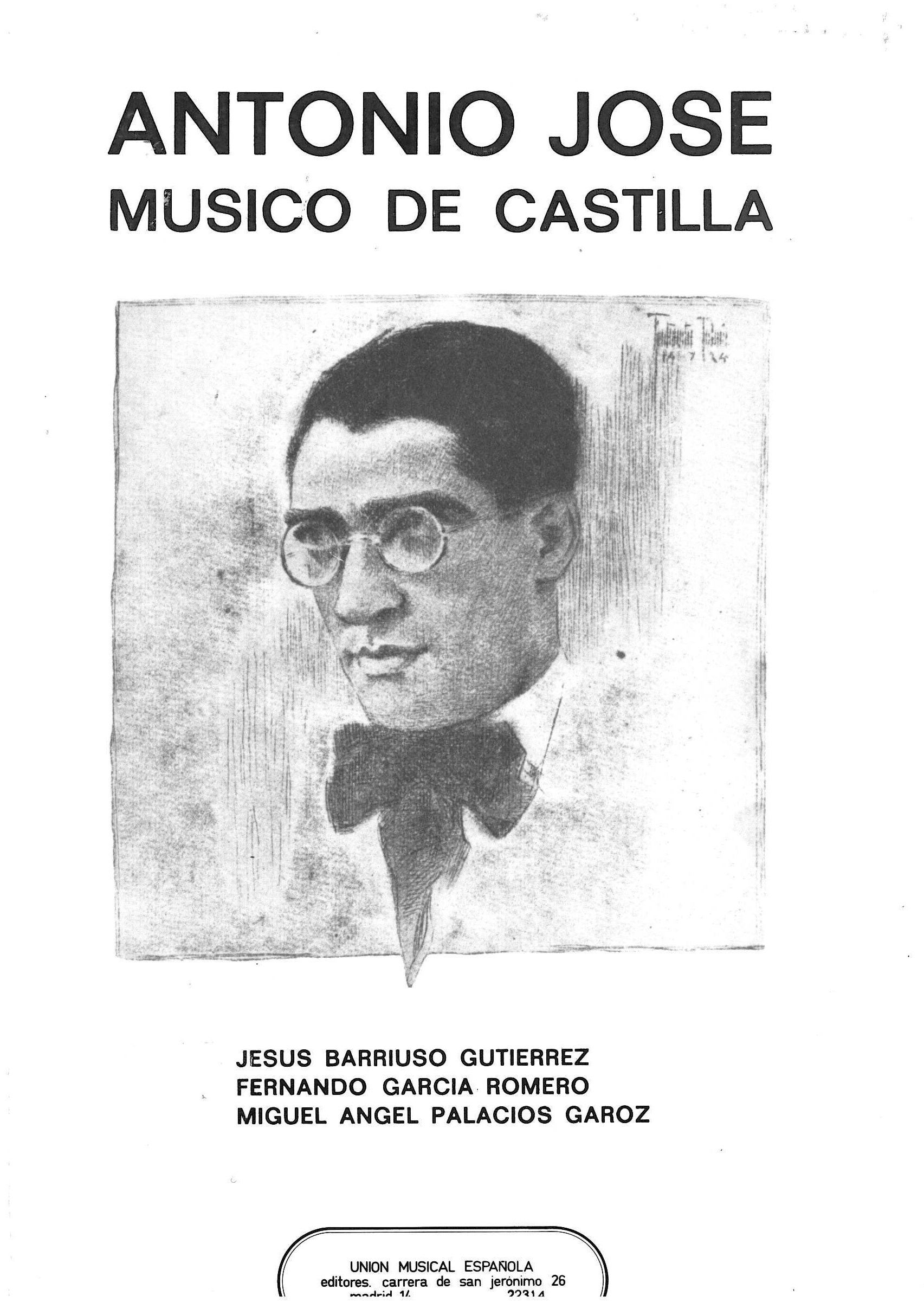 Imagen de portada del libro Antonio José