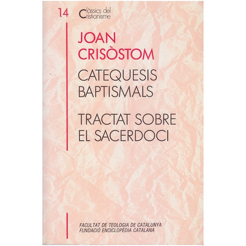 Imagen de portada del libro Catequesis baptismals