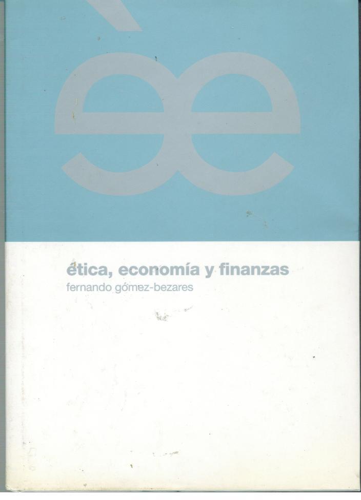 Imagen de portada del libro Ética, economía y finanzas