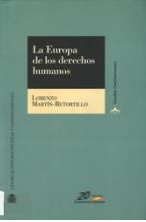 Imagen de portada del libro La Europa de los derechos humanos
