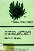 Imagen de portada del libro Aspectos didácticos de la Lengua española 1 : Bachillerato