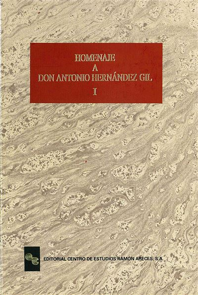 Imagen de portada del libro Homenaje a don Antonio Hernández Gil