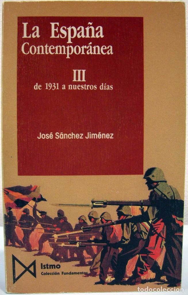 Imagen de portada del libro La España contemporánea