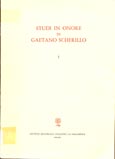 Imagen de portada del libro Studi in onore di Gaetano Scherillo