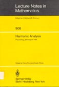 Imagen de portada del libro Harmonic analysis : proceedings of a conference held at the University of Minnesota Minneapolis, April 20-30, 1981