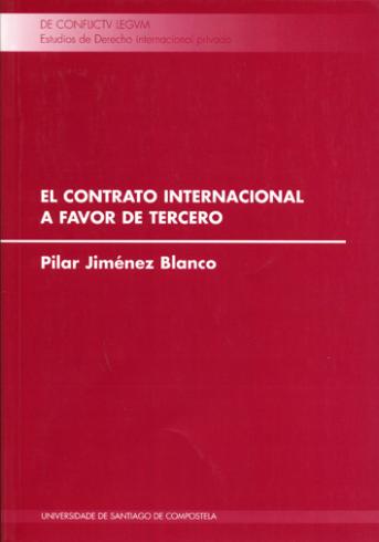Imagen de portada del libro El contrato internacional a favor de tercero