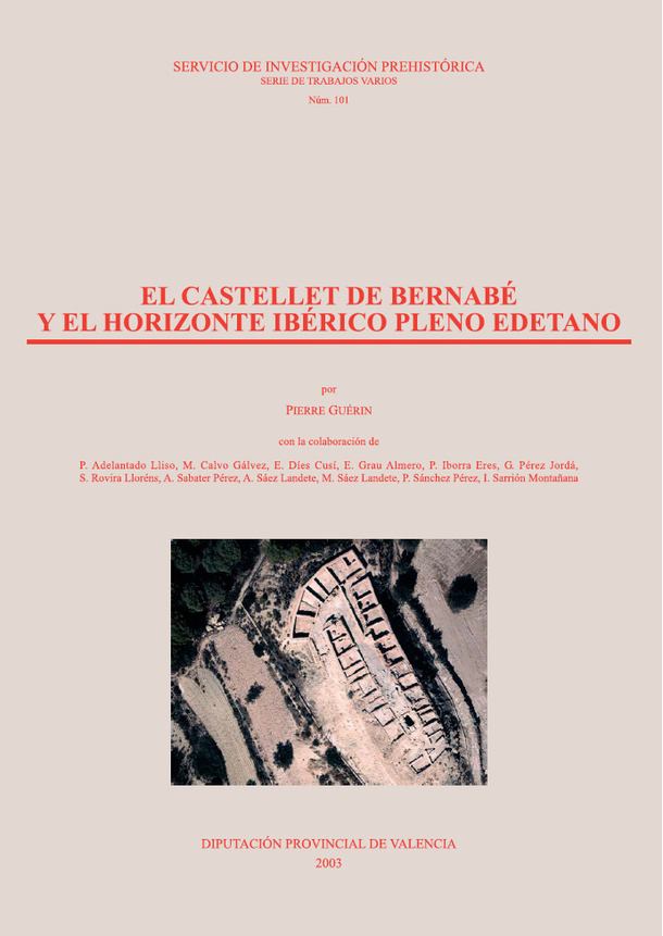 Imagen de portada del libro El Castellet de Bernabé y el horizonte ibérico pleno edetano