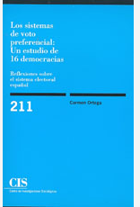Imagen de portada del libro Los sistemas de voto preferencial