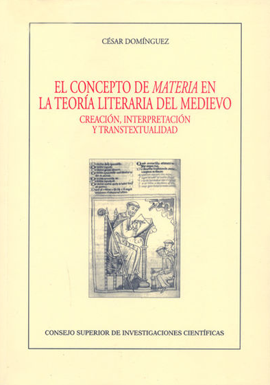 Imagen de portada del libro El concepto de materia en la teoría literaria del medievo