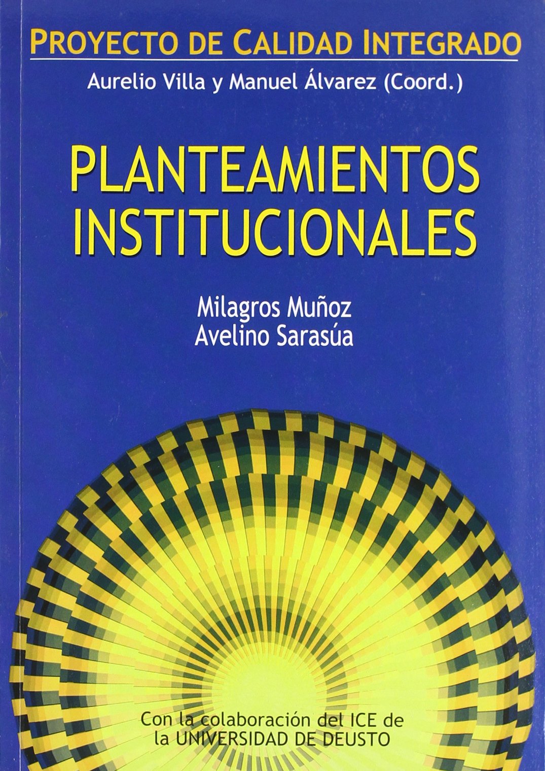 Imagen de portada del libro Planteamientos institucionales