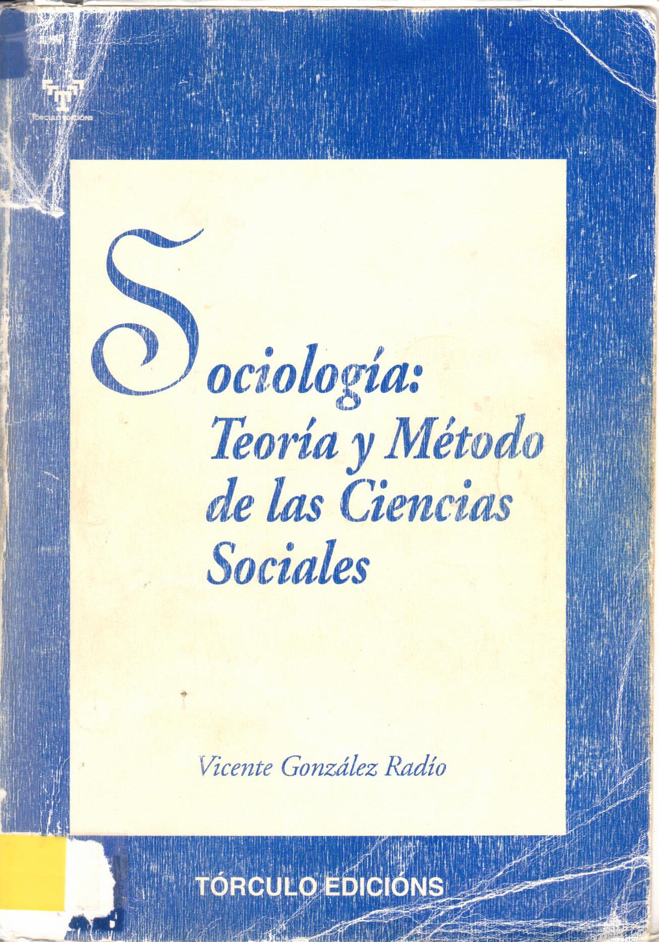 Imagen de portada del libro Sociología
