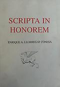 Imagen de portada del libro Scripta in honorem Enrique A. Llobregat Conesa